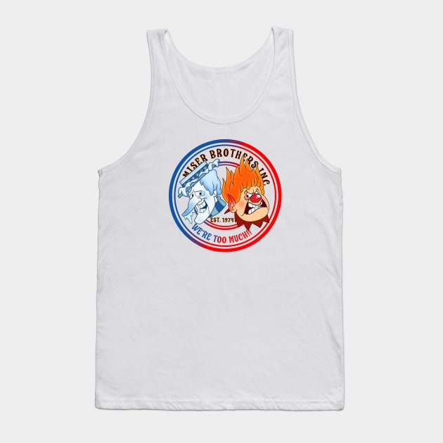 Miser Brothers Tank Top by Lenny Animals Arts